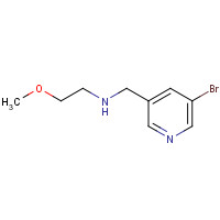 1246034-49-0 N-[(5-bromopyridin-3-yl)methyl]-2-methoxyethanamine chemical structure