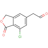 1374572-92-5 2-(7-chloro-1-oxo-3H-2-benzofuran-5-yl)acetaldehyde chemical structure