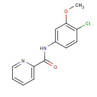 1161205-04-4 N-(4-chloro-3-methoxyphenyl)pyridine-2-carboxamide chemical structure