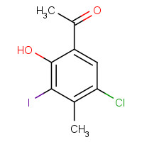 292144-86-6 1-(5-chloro-2-hydroxy-3-iodo-4-methylphenyl)ethanone chemical structure
