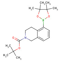 1035235-26-7 tert-butyl 5-(4,4,5,5-tetramethyl-1,3,2-dioxaborolan-2-yl)-3,4-dihydro-1H-isoquinoline-2-carboxylate chemical structure