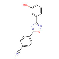 199447-16-0 4-[3-(3-hydroxyphenyl)-1,2,4-oxadiazol-5-yl]benzonitrile chemical structure