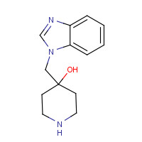 949100-26-9 4-(benzimidazol-1-ylmethyl)piperidin-4-ol chemical structure