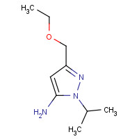 1224887-97-1 5-(ethoxymethyl)-2-propan-2-ylpyrazol-3-amine chemical structure