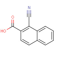 126536-22-9 1-cyanonaphthalene-2-carboxylic acid chemical structure