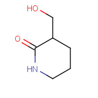 25219-43-6 3-(hydroxymethyl)piperidin-2-one chemical structure