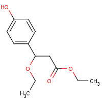 1202576-67-7 ethyl 3-ethoxy-3-(4-hydroxyphenyl)propanoate chemical structure