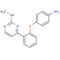 870221-29-7 4-[2-(4-aminophenoxy)phenyl]-N-methylpyrimidin-2-amine chemical structure