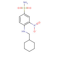 406232-78-8 4-(cyclohexylmethylamino)-3-nitrobenzenesulfonamide chemical structure
