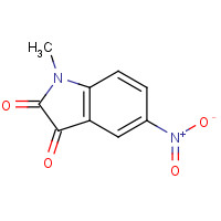 3484-32-0 1-methyl-5-nitroindole-2,3-dione chemical structure