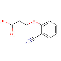 916198-50-0 3-(2-cyanophenoxy)propanoic acid chemical structure