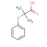 5219-64-7 2-methyl-2-phenylsulfanylpropanoic acid chemical structure