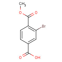 264272-63-1 3-bromo-4-methoxycarbonylbenzoic acid chemical structure
