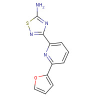 1179360-54-3 3-[6-(furan-2-yl)pyridin-2-yl]-1,2,4-thiadiazol-5-amine chemical structure