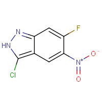864082-72-4 3-chloro-6-fluoro-5-nitro-2H-indazole chemical structure