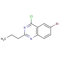 351426-10-3 6-bromo-4-chloro-2-propylquinazoline chemical structure