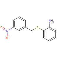 944675-90-5 2-[(3-nitrophenyl)methylsulfanyl]aniline chemical structure