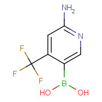 1045861-32-2 [6-amino-4-(trifluoromethyl)pyridin-3-yl]boronic acid chemical structure