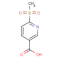 1186663-34-2 6-methylsulfonylpyridine-3-carboxylic acid chemical structure