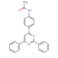 130090-19-6 N-[4-(2,6-diphenylpyrimidin-4-yl)phenyl]acetamide chemical structure