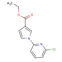 1158984-49-6 ethyl 1-(6-chloropyridin-2-yl)pyrrole-3-carboxylate chemical structure