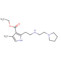 945381-64-6 ethyl 4-methyl-2-[2-(2-pyrrolidin-1-ylethylamino)ethyl]-1H-pyrrole-3-carboxylate chemical structure