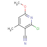 51564-29-5 2-chloro-6-methoxy-4-methylpyridine-3-carbonitrile chemical structure