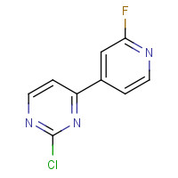 361147-25-3 2-chloro-4-(2-fluoropyridin-4-yl)pyrimidine chemical structure