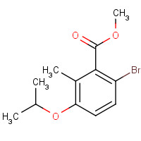 1616288-93-7 methyl 6-bromo-2-methyl-3-propan-2-yloxybenzoate chemical structure