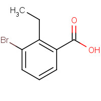 99548-72-8 3-bromo-2-ethylbenzoic acid chemical structure