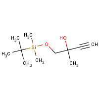 915717-37-2 1-[tert-butyl(dimethyl)silyl]oxy-2-methylbut-3-yn-2-ol chemical structure