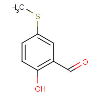67868-84-2 2-hydroxy-5-methylsulfanylbenzaldehyde chemical structure