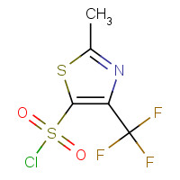 1151512-22-9 2-methyl-4-(trifluoromethyl)-1,3-thiazole-5-sulfonyl chloride chemical structure