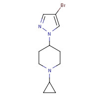 1092500-90-7 4-(4-bromopyrazol-1-yl)-1-cyclopropylpiperidine chemical structure