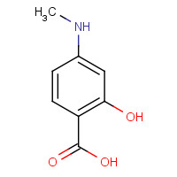 6952-12-1 2-hydroxy-4-(methylamino)benzoic acid chemical structure