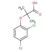 1914-66-5 2-(2,4-dichlorophenoxy)-2-methylpropanoic acid chemical structure