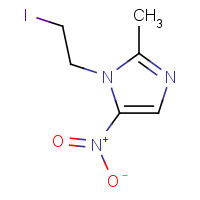 16156-90-4 1-(2-iodoethyl)-2-methyl-5-nitroimidazole chemical structure