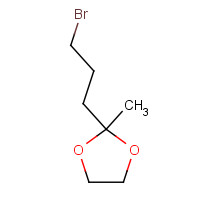 24400-75-7 2-(3-bromopropyl)-2-methyl-1,3-dioxolane chemical structure