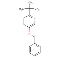 1196074-15-3 2-tert-butyl-5-phenylmethoxypyridine chemical structure