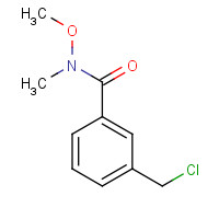 881210-56-6 3-(chloromethyl)-N-methoxy-N-methylbenzamide chemical structure