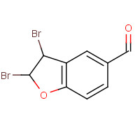 578028-26-9 2,3-dibromo-2,3-dihydro-1-benzofuran-5-carbaldehyde chemical structure