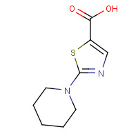 180403-13-8 2-piperidin-1-yl-1,3-thiazole-5-carboxylic acid chemical structure