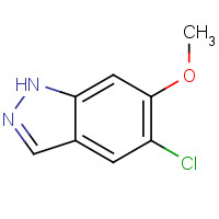 1082041-58-4 5-chloro-6-methoxy-1H-indazole chemical structure