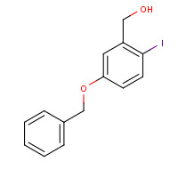 50765-13-4 (2-iodo-5-phenylmethoxyphenyl)methanol chemical structure