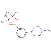 747413-18-9 1-methyl-4-[3-(4,4,5,5-tetramethyl-1,3,2-dioxaborolan-2-yl)phenyl]piperazine chemical structure