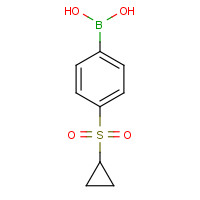 1217501-07-9 (4-cyclopropylsulfonylphenyl)boronic acid chemical structure