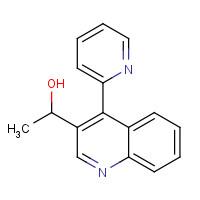 1374195-80-8 1-(4-pyridin-2-ylquinolin-3-yl)ethanol chemical structure