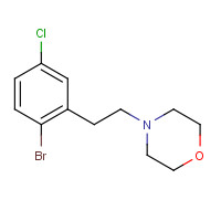 1611444-66-6 4-[2-(2-bromo-5-chlorophenyl)ethyl]morpholine chemical structure