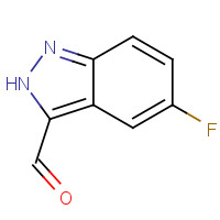 485841-48-3 5-fluoro-2H-indazole-3-carbaldehyde chemical structure