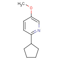 1196074-32-4 2-cyclopentyl-5-methoxypyridine chemical structure